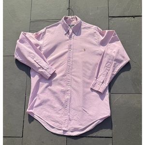 Ralph Lauren Men’s Pink Button Down Dress Shirt Sz 15.5/33